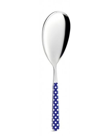 Ensemble de couverts de service 4 pièces - Pois bleus -