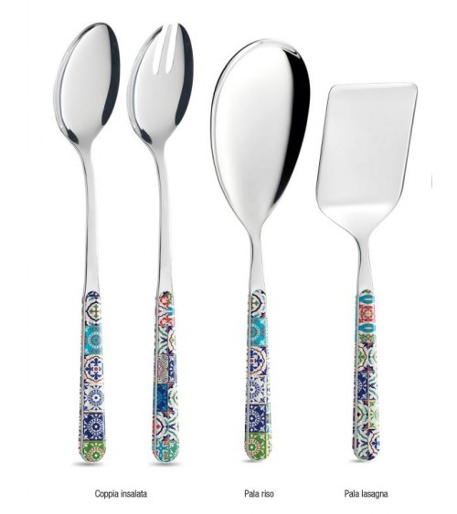 4 件套破旧别致餐具地中海珐琅 -