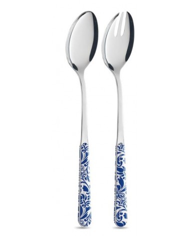 Vintage Blue - Ensemble de 4 couverts de service - 