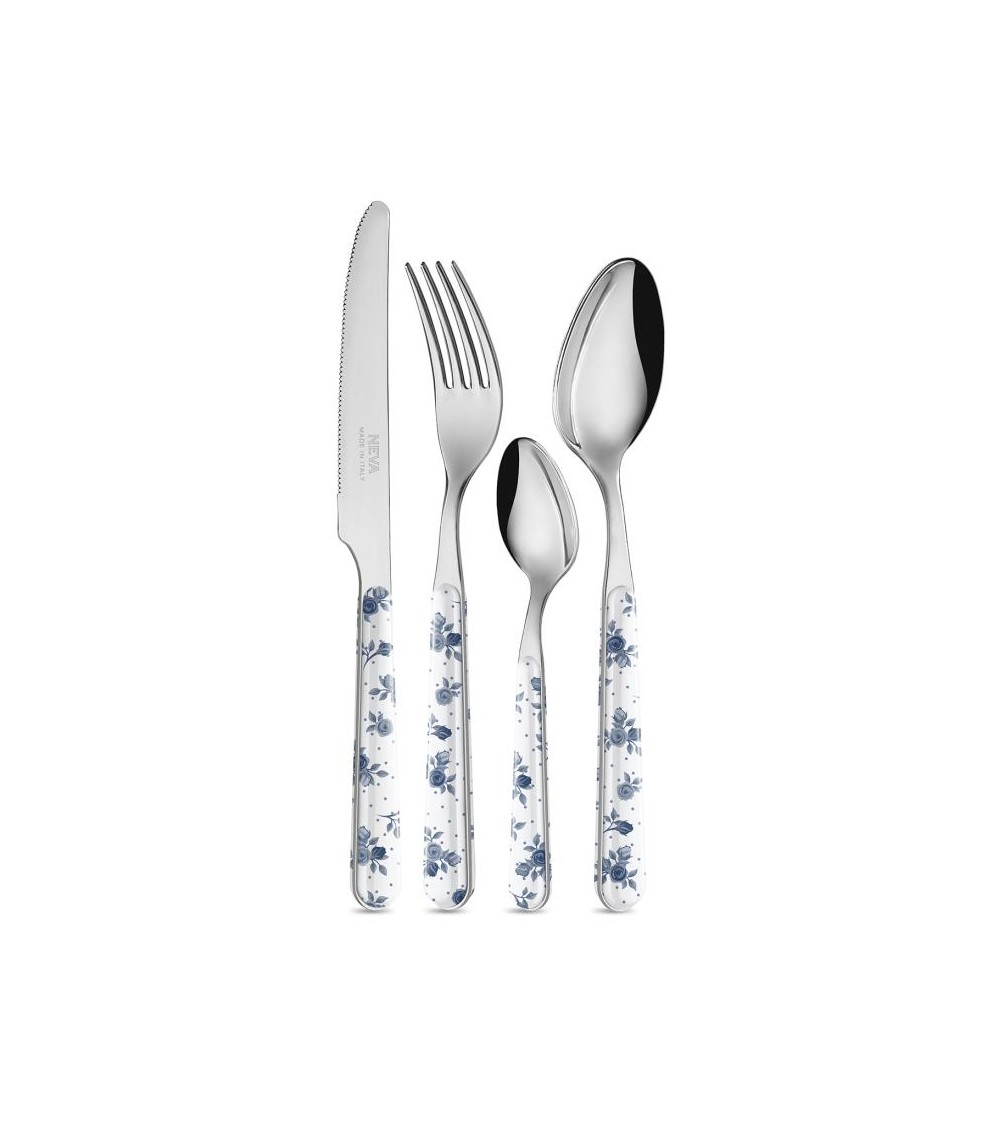 24-Piece Set Cutlery Provencal - Roses Blu -  - 8053800188876