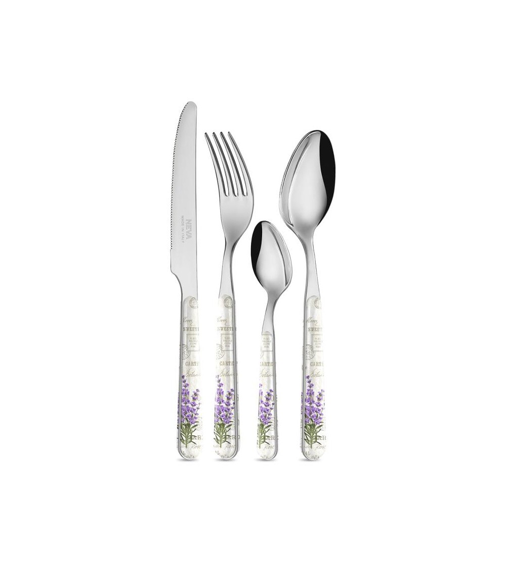 Set 24 Pieces Cutlery Provencal - Lavender Vintage Botanica -  - 8054301507661