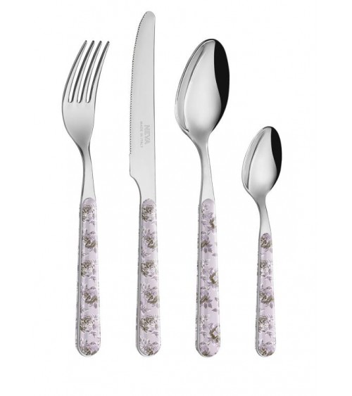 Set 24 Pieces Provencal Cutlery -
Retro pink roses