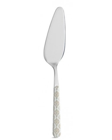 8 件套甜点餐具 - 浅蓝色锦缎 -