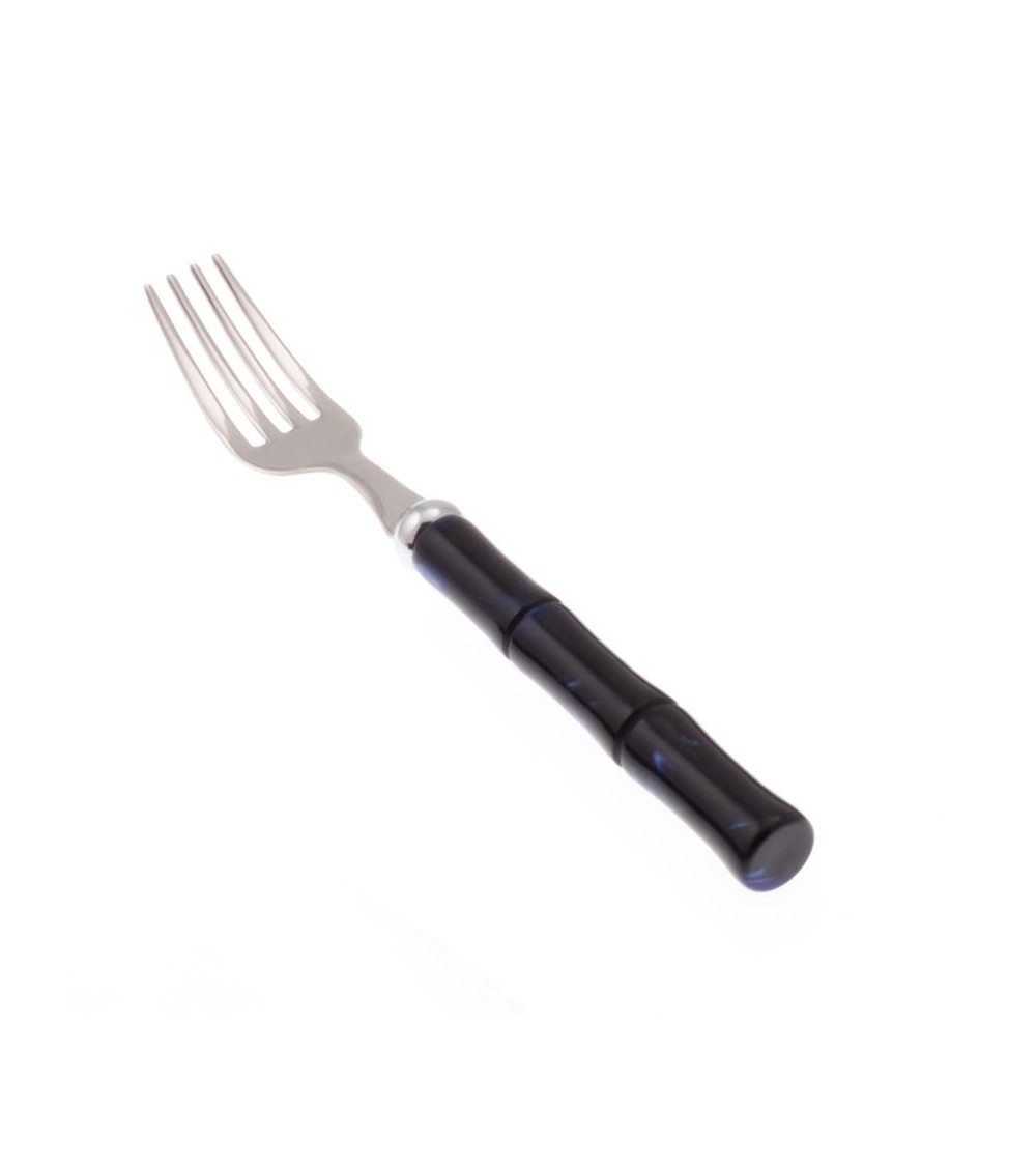 Bamboo Manico Madreperla - Set 6 Pezzi Forchetta Frutta - Rivadossi Sandro - blu Bamboo Manico Madreperla - Set 6 Pezzi Forchetta Frutta - Rivadossi Sandro - blu