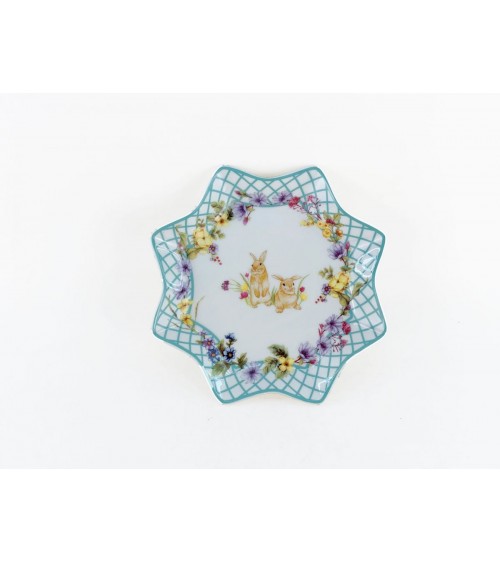 Centrotavola in Ceramica con Decoro Pasquale "Spring Easter" - Royal Family