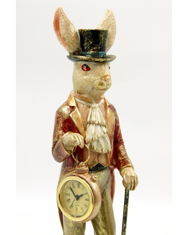 Decorative Easter Rabbit with stick and watch -