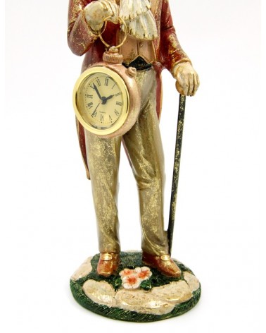 Decorative Easter Rabbit with stick and watch -