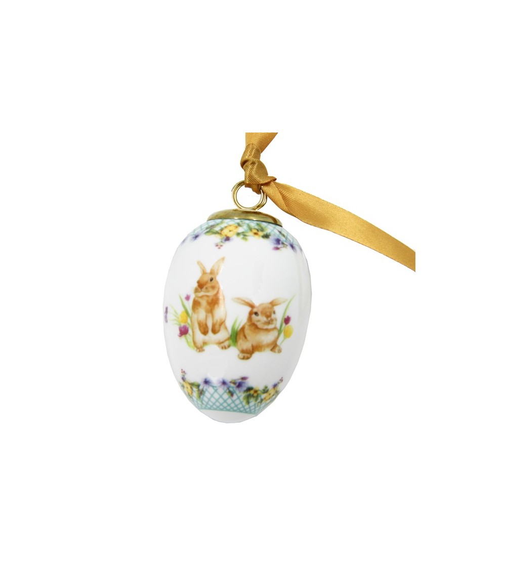 Set von 6 verschiedenen Eiern in "Saster Ostern" Keramikeiern - königliche Familie -