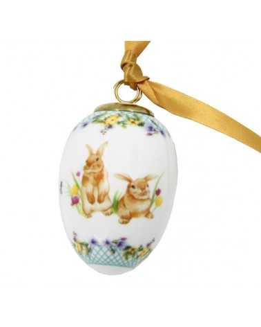 Set 6 Uova Assortite in Ceramica "Spring Easter" - Royal Family - 