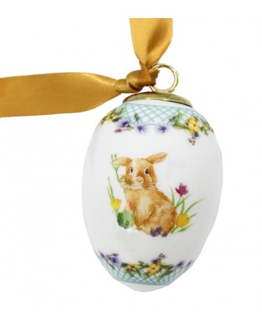 Set von 6 verschiedenen Eiern in "Saster Ostern" Keramikeiern - königliche Familie -