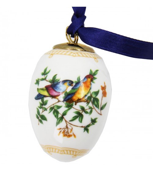 Set 4 Uova Assortite in Ceramica "Spring Easter Birds" - Royal Family