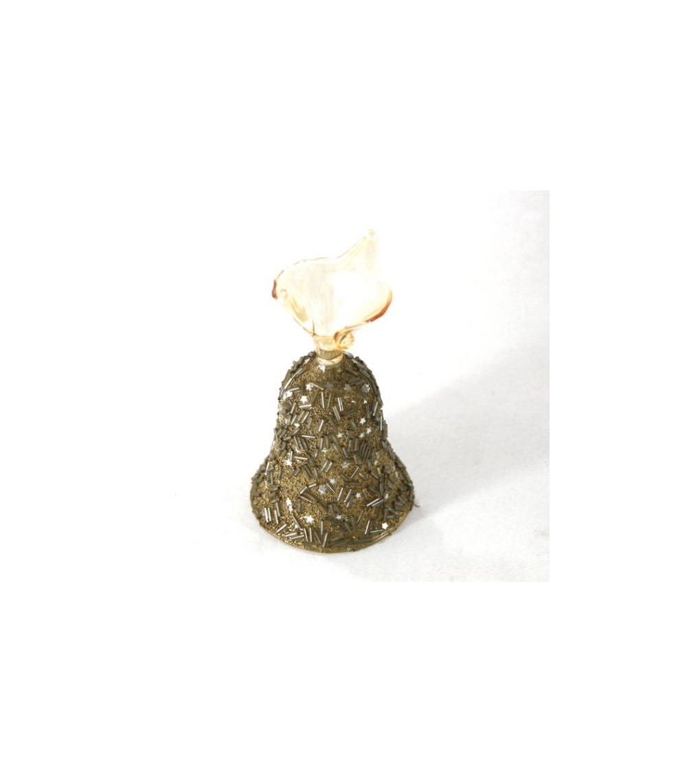 Glocke mit Calla aus mundgeblasenem Vintage Glas - Royal Family - 
