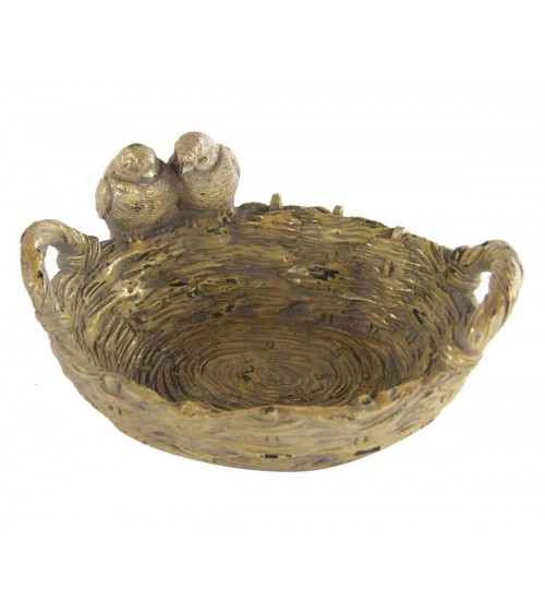 Nest Basket with Pair of Little Birds - Royal Family -  - 