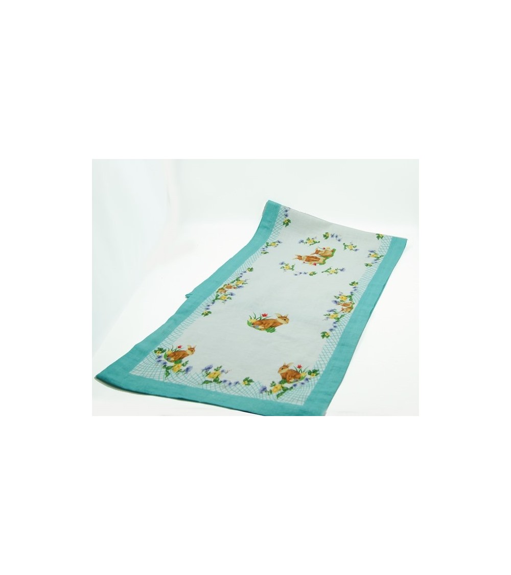 Easter runner in "Saster Easter" fabric - Royal Family -