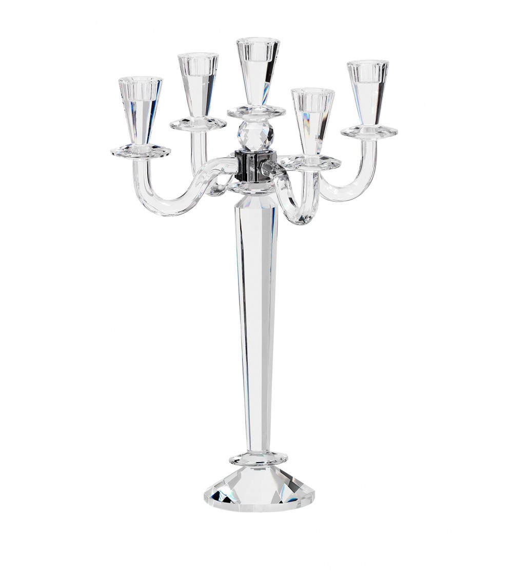 K9 Crystal Candelabra 5 Flames H 52 cm - Luxury and Refinement for Your Home -  - 