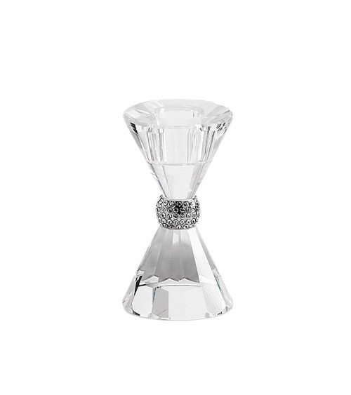 Refined Favor Fantin Argenti - Crystal Candle Holder with Strass