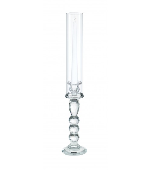 Elegant Favor Fantin Argenti - Kerzenhalter aus Kristall mit Schirm H cm 52