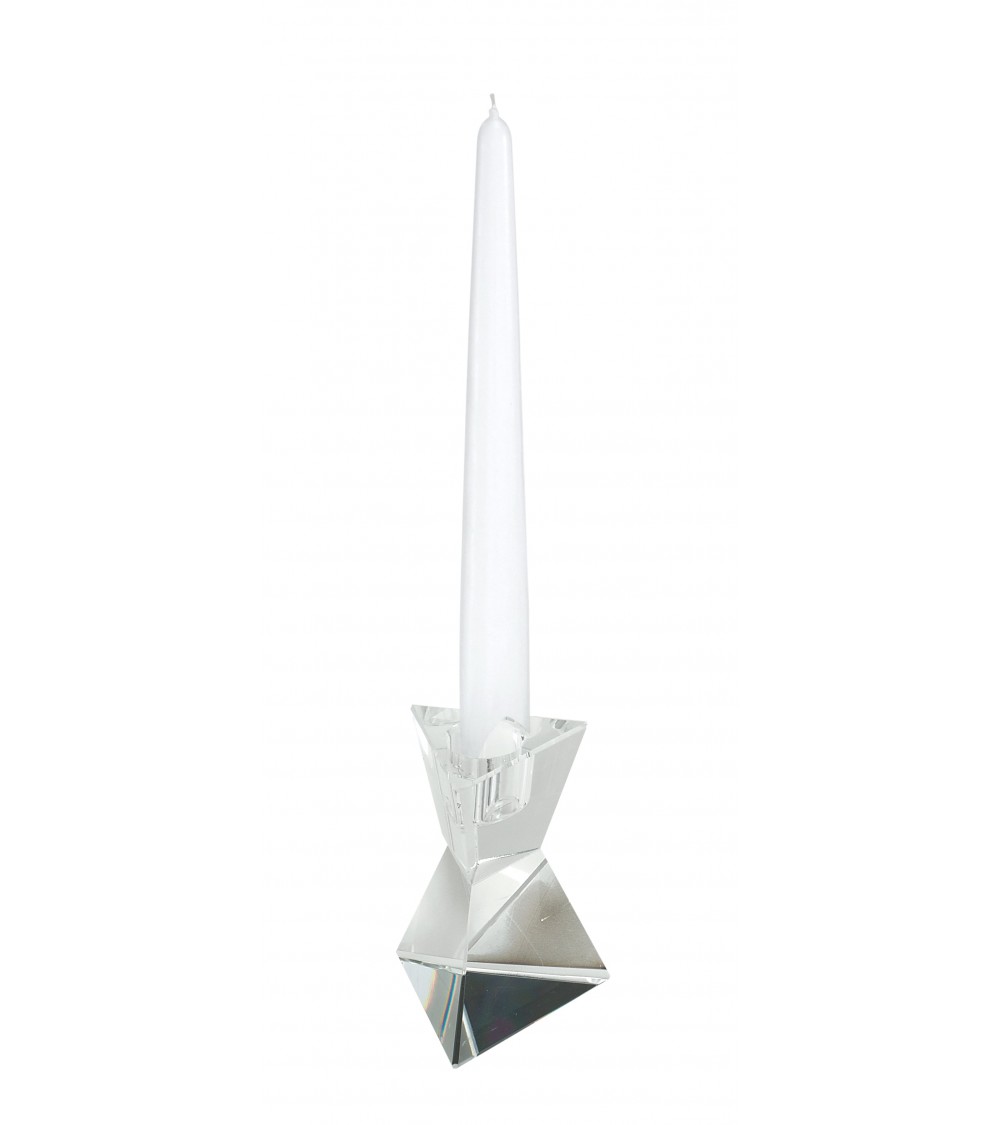 Elegant Favor Fantin Argenti - Geometric Crystal Candle Holder -  - 