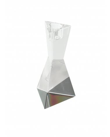 Bomboniera Elegante Fantin Argenti - Portacandela Geometrico in Cristallo Medio - 