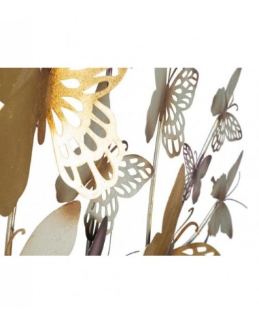 3D Decorative Wall Panel Butterflies Gold / Bordeaux Cm ​​132X3,5X95,5- Mauro Ferretti -  - 8024609355547