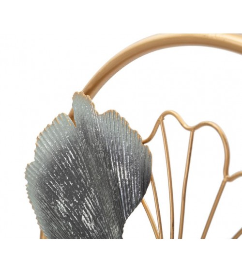 3D-Dekorplatte aus Eisen, einfache Blume, Durchmesser 45,5 x 3,5 cm- Mauro Ferretti - 