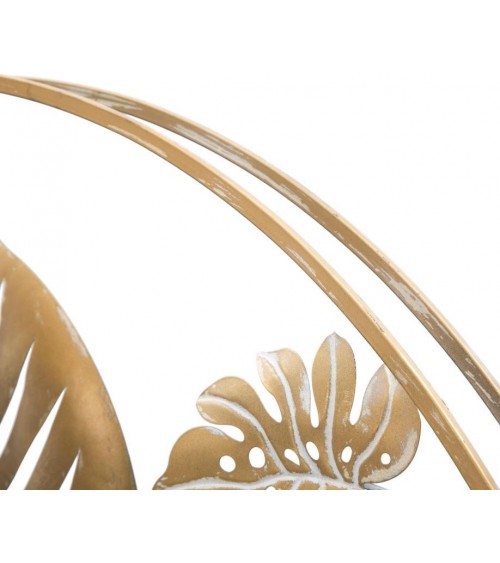 3D Decorative Iron Panel Jungle Round Cm Diameter 80X6.5- Mauro Ferretti -  - 8024609356872