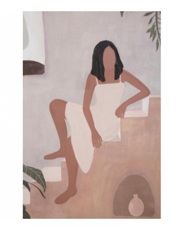 Painted On Canvas Lady -A- Cm 80X3,7X100- Mauro Ferretti -  - 8024609357091