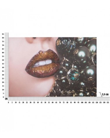 Druck auf Leinwand Beautiful LipsCm 80X3,8X120- Mauro Ferretti - 