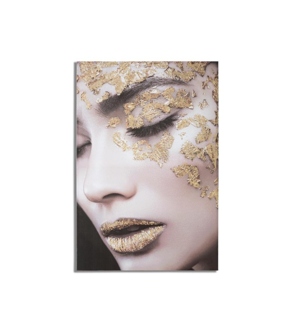 Druck auf Leinwand „Beautiful Lady Face“ (80 x 3,8 x 120 cm) – Mauro Ferretti - 