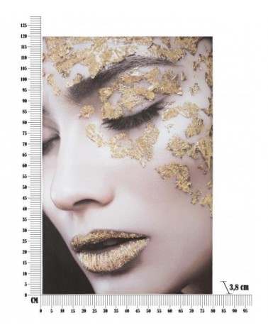 Impression Sur Toile Belle Dame FaceCm 80X3,8X120- Mauro Ferretti - 