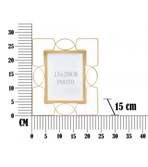 Iron Glam U Photo Frame Cm 24X1,5X28 (Internal Measure 15X20) - Mauro Ferretti -  - 8024609355691