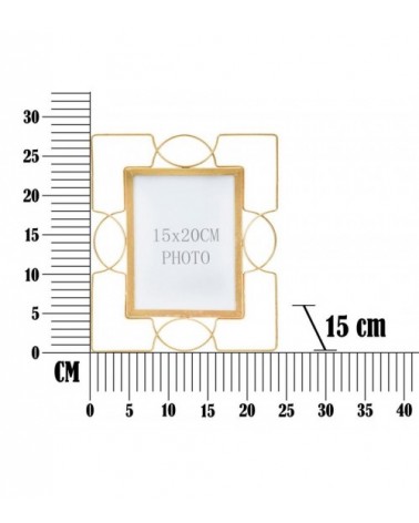 Iron Glam U Photo Frame Cm 24X1,5X28 (Internal Measure 15X20) - Mauro Ferretti -  - 8024609355691