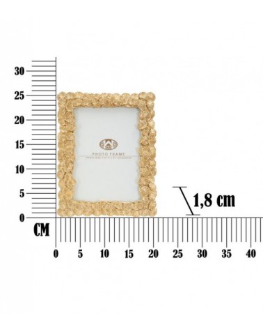 Portafoto in resina bianco misura interna 15x20 e misura esterna 23x28cm