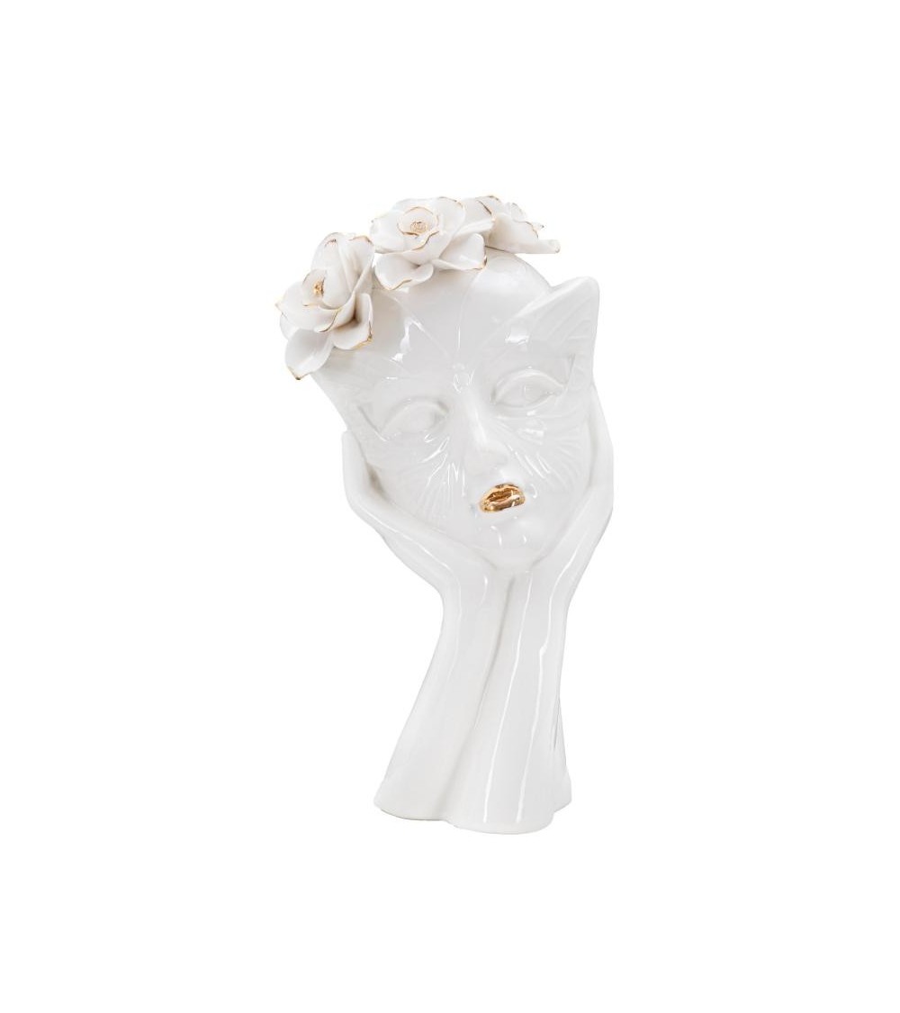 Vase Woman Mask Cm 16,5X14X27,3- Mauro Ferretti -  - 8024609357688