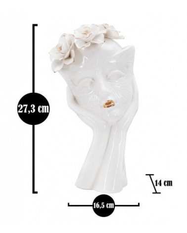 Vaso Woman Mask Cm 16,5X14X27,3- Mauro Ferretti - 