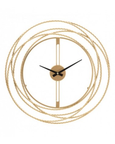Horloge Murale Bandes Dorées Diamètre Cm 50X4- Mauro Ferretti - 