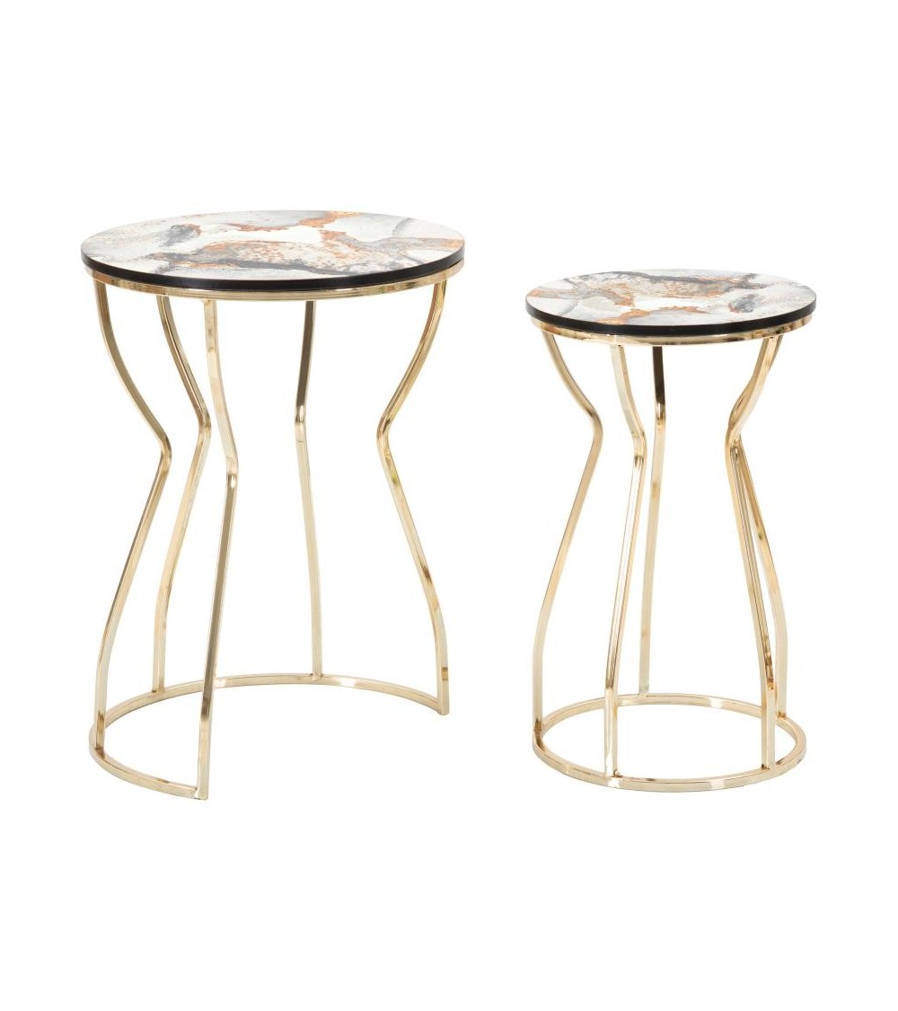 Tables Basses Abstract Top -B- Paire Cm..- Mauro Ferretti - 