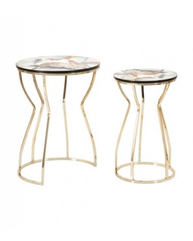 Tables Basses Abstract Top -B- Paire Cm..- Mauro Ferretti - 