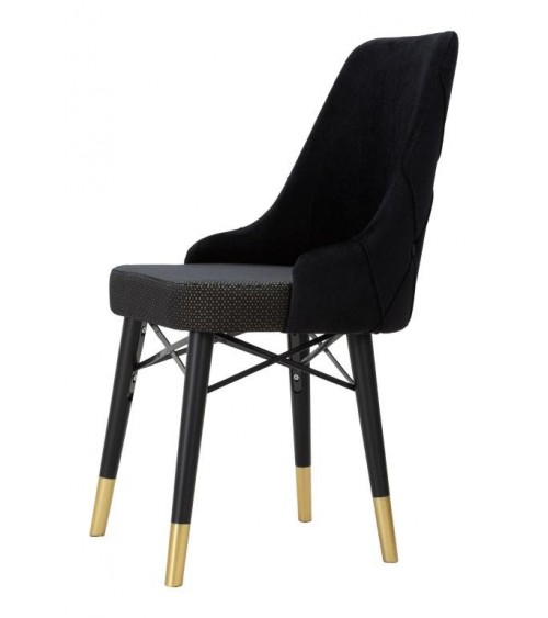 Chairs in Velvet Glam Venus Black Set 2 Pz Cm 50X54X93 -  - 8024609357206