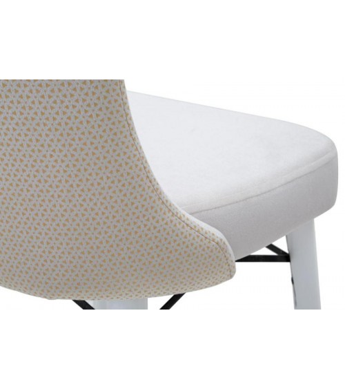 Glam Mimoza Cream Velvet Chair Set 2Pcs 40X65X99 Cm -  - 8024609357220