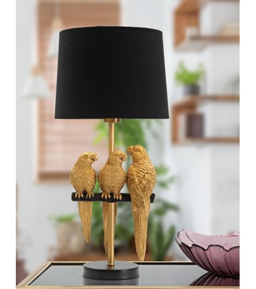 Papageien-Tischlampe, Durchmesser 30 x 62,5 cm- Mauro Ferretti - 