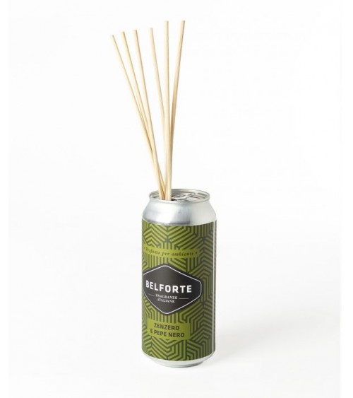 Diffuser in can with sticks 440 ml ginger and black pepper - Belforte -  - 