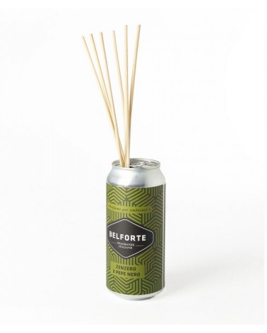 Can Diffuser with Sticks 440 ml Ginger and Black Pepper - Belforte -  - 