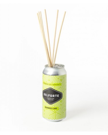 Diffuser in can with sticks 440 ml Bamboo and Lime - Belforte -  - 