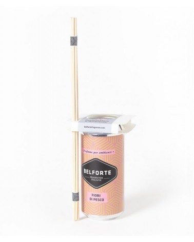 Can Diffuser with Sticks 440 ml Belforte - Peach Blossoms -  - 
