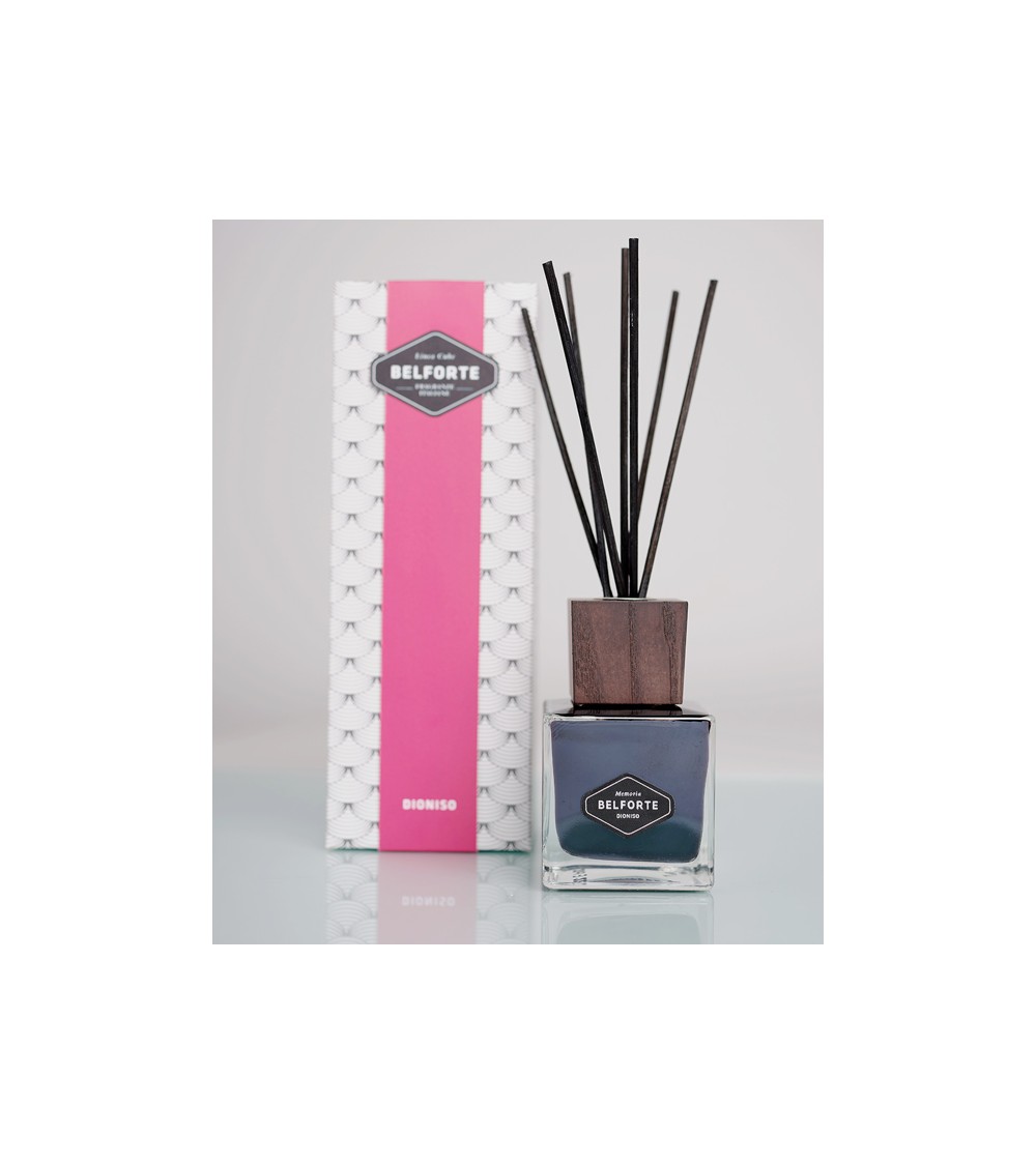 Parfum d'Ambiance avec Black Cube Dioniso Sticks 500 ml - Belforte - 