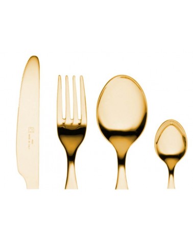 Norma Antico - Posate Acciaio Inox 18/10 Pvd Oro Opaco -  - 