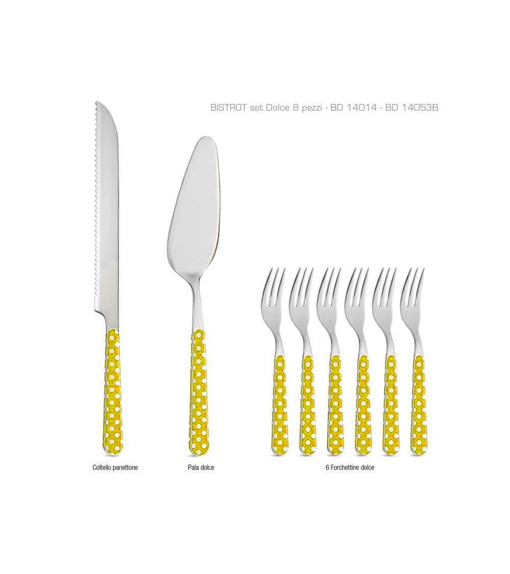 意大利餐具 Neva Pois - Dolce Yellow 8 件套 -