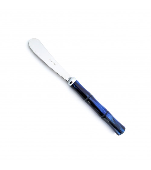 Couteau à pâté en bambou - Rivadossi Sandro - bleu