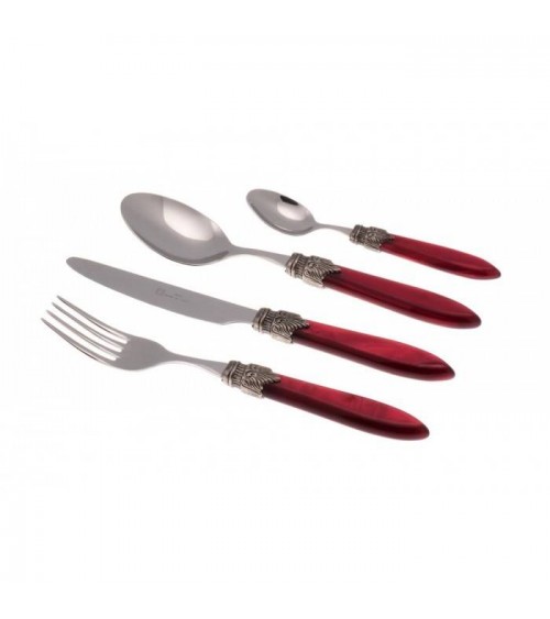 Set 4pz Posto Tavola Posate Colorate Madreperla Rivadossi - Laura - 